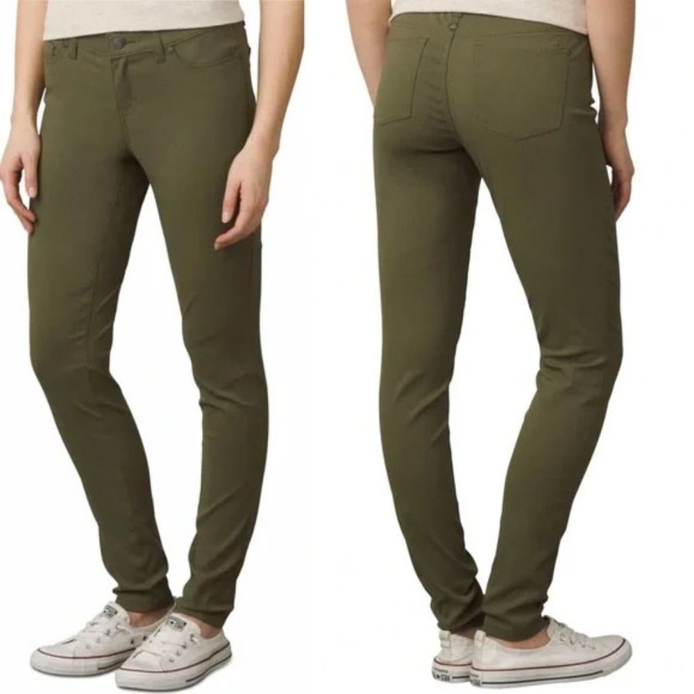 Olive Green Prana Halle Skinny Hiking Pants Size 6